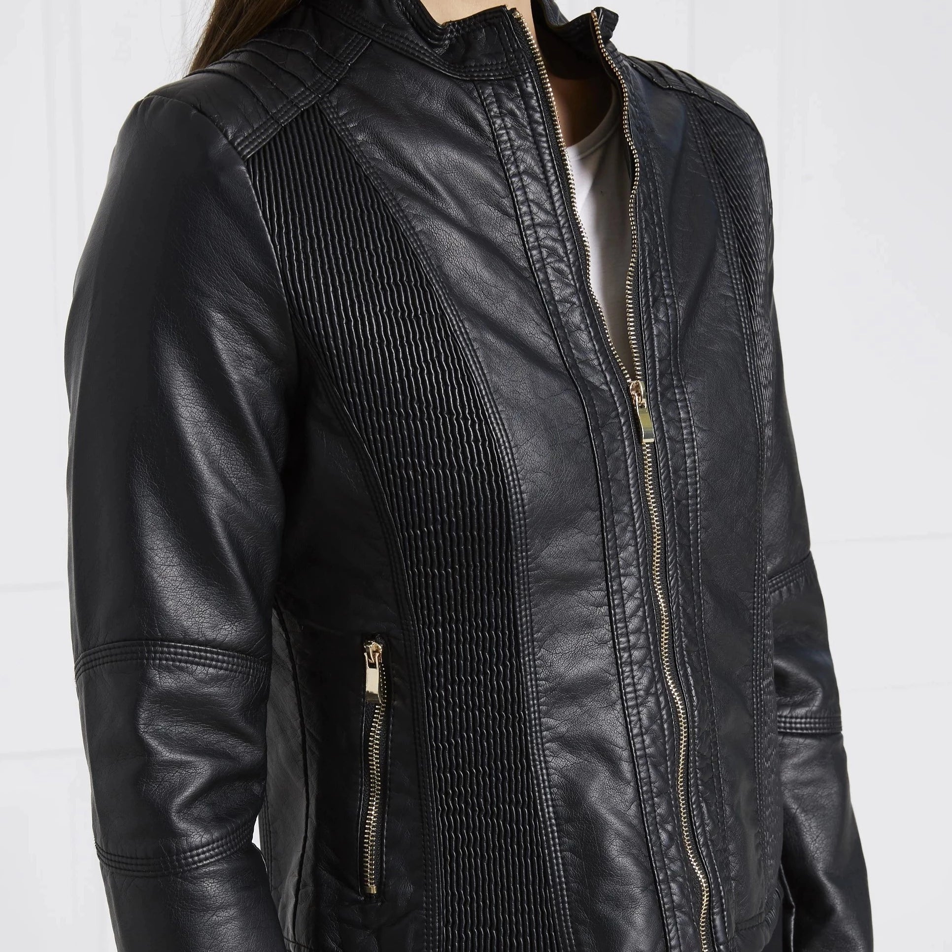 Caroline morgan leather jacket sales